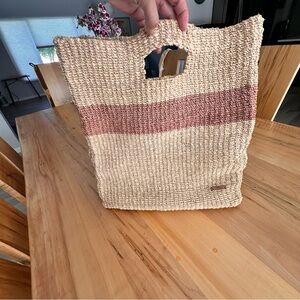 Vintage ESPRIT  woven jute large bag